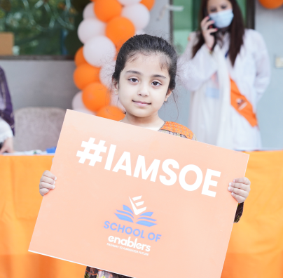 SOE Image Child With Banner